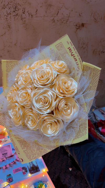 Handmade Ribbon Bouquet